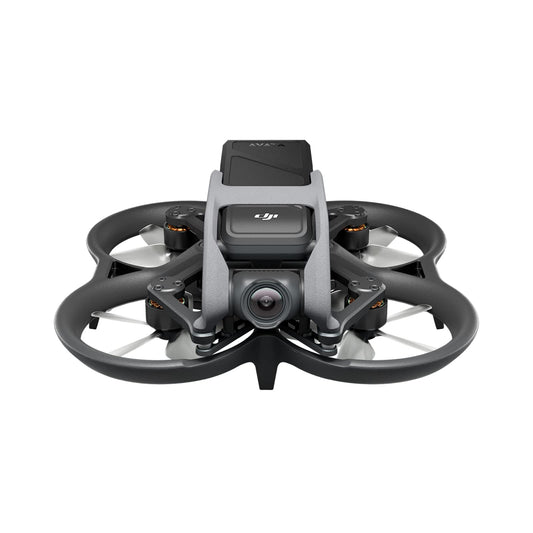 DJI Avata - Drone UAV quadricoptère, vue subjective, vidéo stabilisée 4K, FOV 155°, protection d’hélice, transmission HD faible latence, freinage d’urgence, vol stationnaire, noir