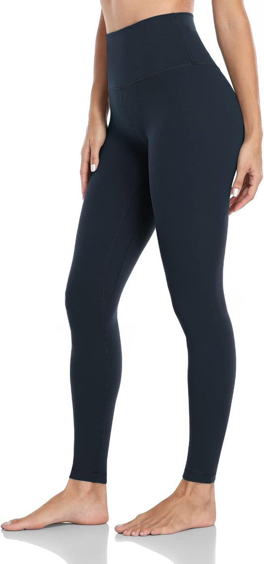 Essential/Workout Pro Full Length Yoga Leggings, Women'S High Waisted Workout Compression Pants 28''